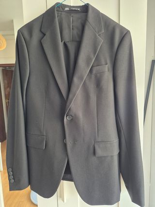 Traje de chaqueta Zara negro hombre