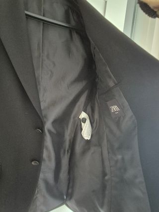 Traje de chaqueta Zara negro hombre