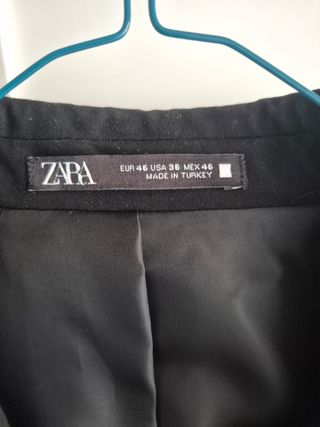 Traje de chaqueta Zara negro hombre