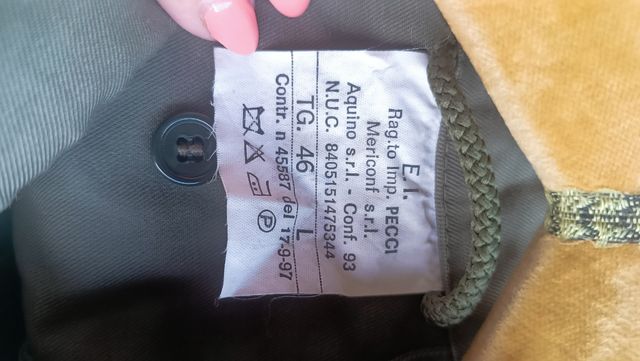 Giubba Esercito militare Italiano vintage size XL