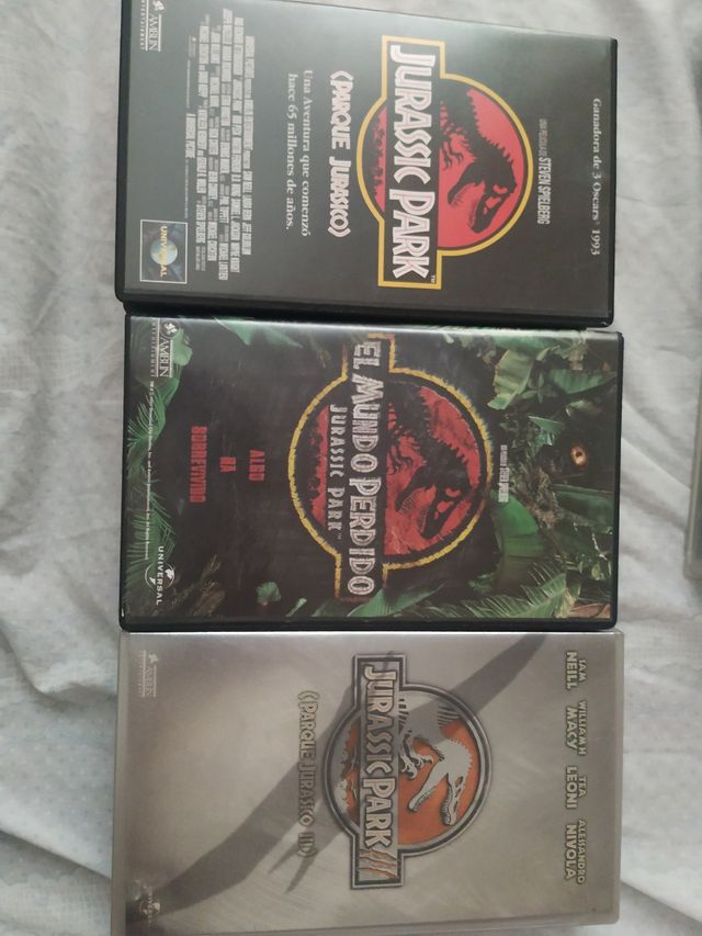 Películas VHS Jurassic Park (Colección)