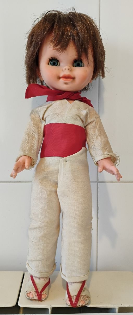 Muñeco Pamplones Toys Antiguo mide 35 cm