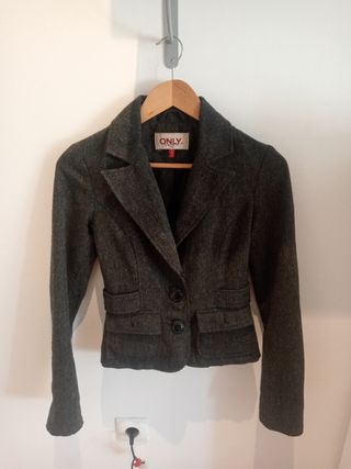 Chaqueta Only Mujer Invierno Gris