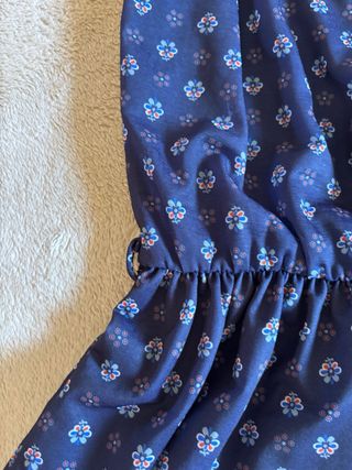 Vestido Pull&Bear azul estampado