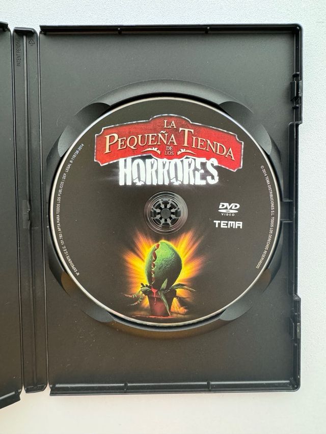 DVD La Pequeña Tienda de los Horrores (Como Nueva)