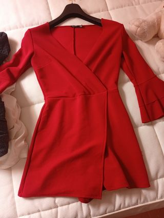 Vestido- pantalón Rojo 
