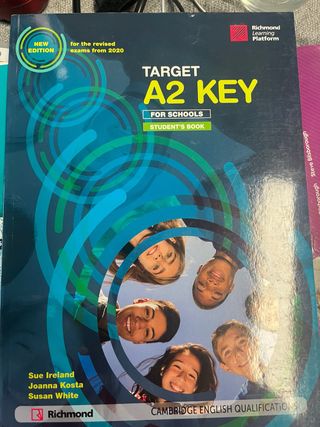 Inglés preparación A2.TARGET KEY. Luyfe 5 Primaria