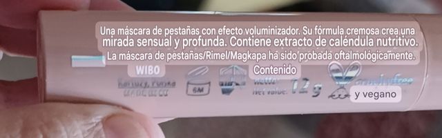 Máscara de cílios volumizante NAM cor preta