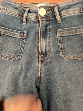 Pantalón vaquero. Zara azul talla 11/12  152cm