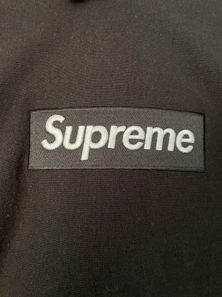 SUDADERA SUPREME BOX LOGO HOODIE BLACK S OVERSIZE