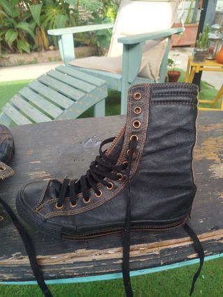Converse Piel NegraTalla 38