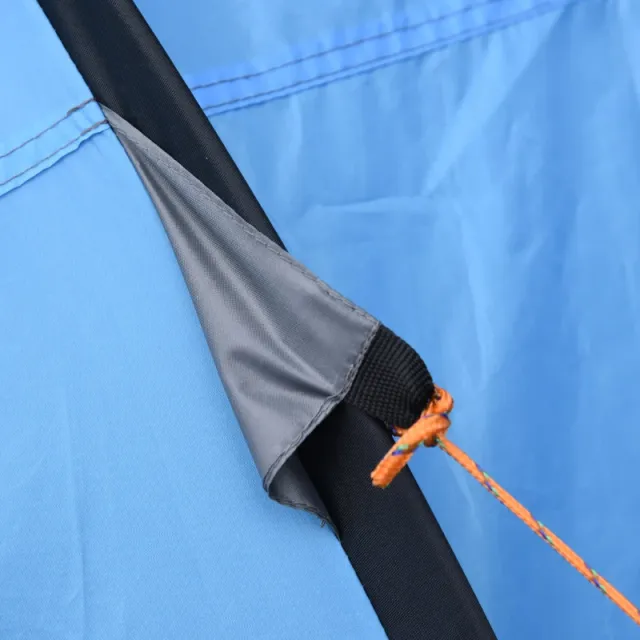 Tenda da campeggio pop-up blu 263x220x123 cm