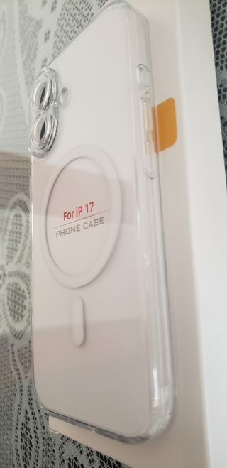 Funda iPhone 17 Transparente con magnético 