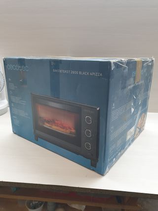 Horno Pizzero Bake&Toast 2600 Black 4 Pizzas