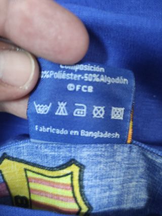 Juego de Cama FC Barcelona Azul de cama de 90cm.