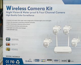 Kit Telecamere Videosorveglianza Wireless 4 Canali