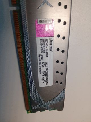 Memoria Kingston HyperX DDR3 4GB