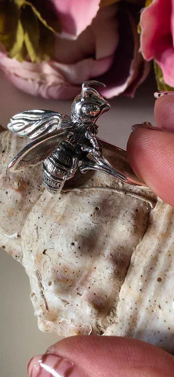 Anillo Avispa Plata Joya Autor