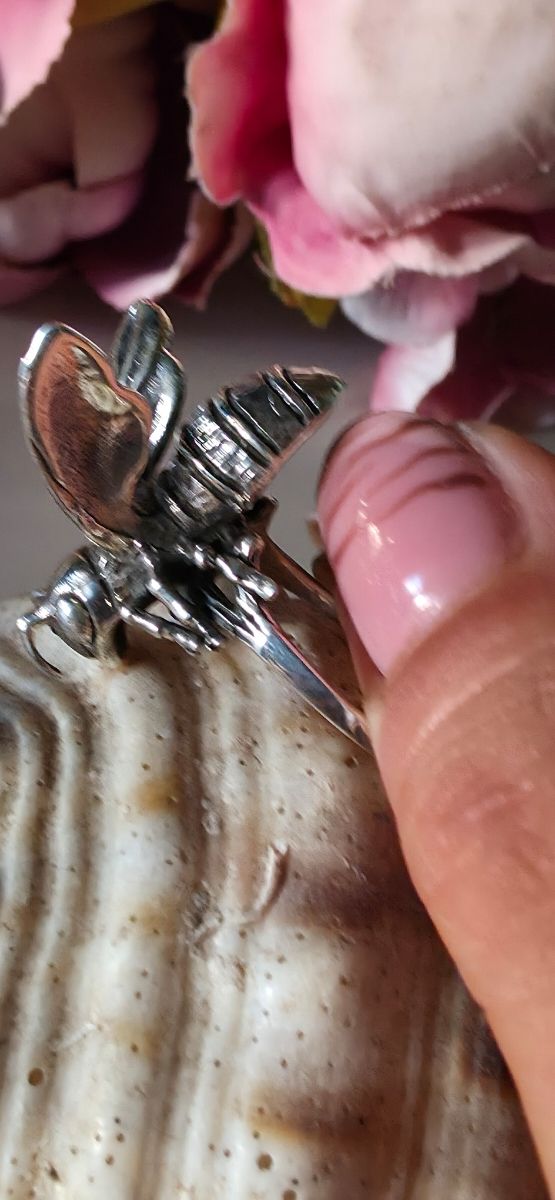 Anillo Avispa Plata Joya Autor