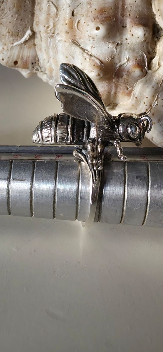 Anillo Avispa Plata Joya Autor