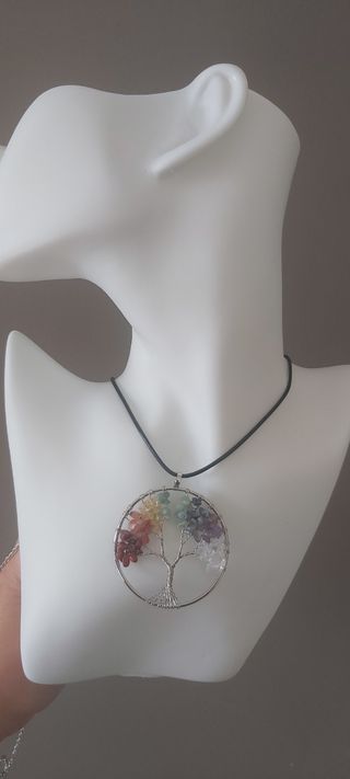 Collar Árbol de la Vida 7 Chakras-precioso