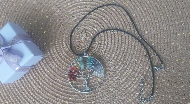 Collar Árbol de la Vida 7 Chakras-precioso