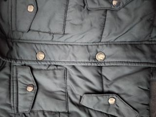 Giubbotto bambino blu con pelliccia