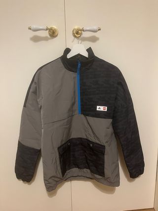 Sudadera Adidas Gris y Negra Nueva