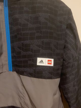 Sudadera Adidas Gris y Negra Nueva