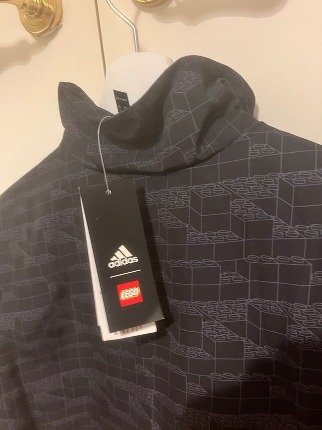 Sudadera Adidas Gris y Negra Nueva