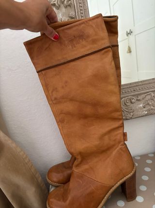 Botas de piel marrones talla 36  NUEVAS