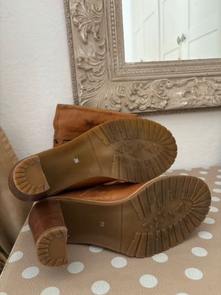 Botas de piel marrones talla 36  NUEVAS