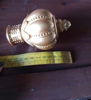 Terminación Barra Cortina Dorada