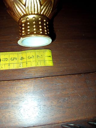 Terminación Barra Cortina Dorada