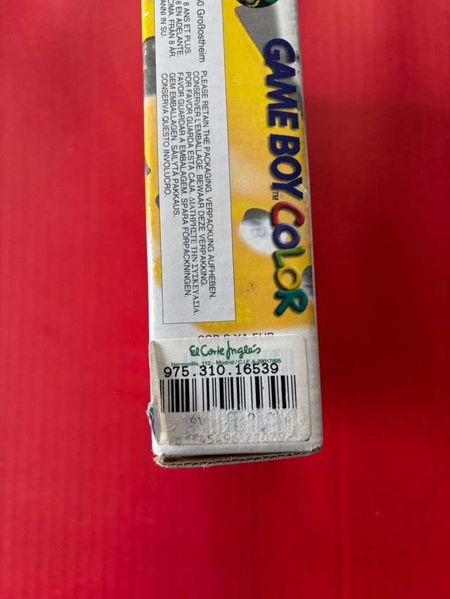 Nintendo Game Boy Colore Giallo