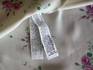 Vestido floral blanco espalda abierta