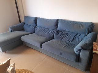 Sofá Chaiselongue Azul