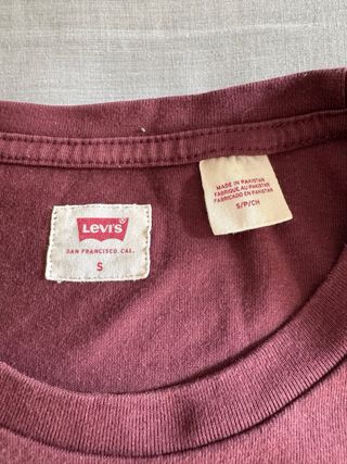 Camiseta Básica Levi's Burdeos