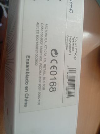 Motorola Moto G Negro