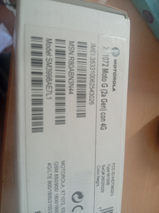 Motorola Moto G Negro