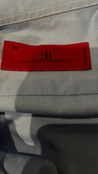 Camisa Carolina Herrera Azul