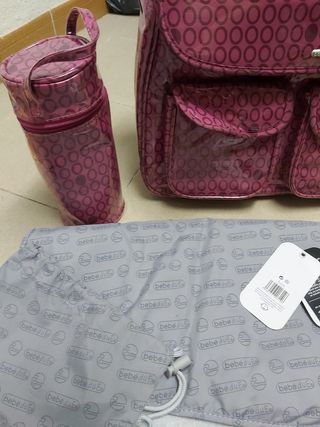 Bolso para carrito de bebé con accesorios