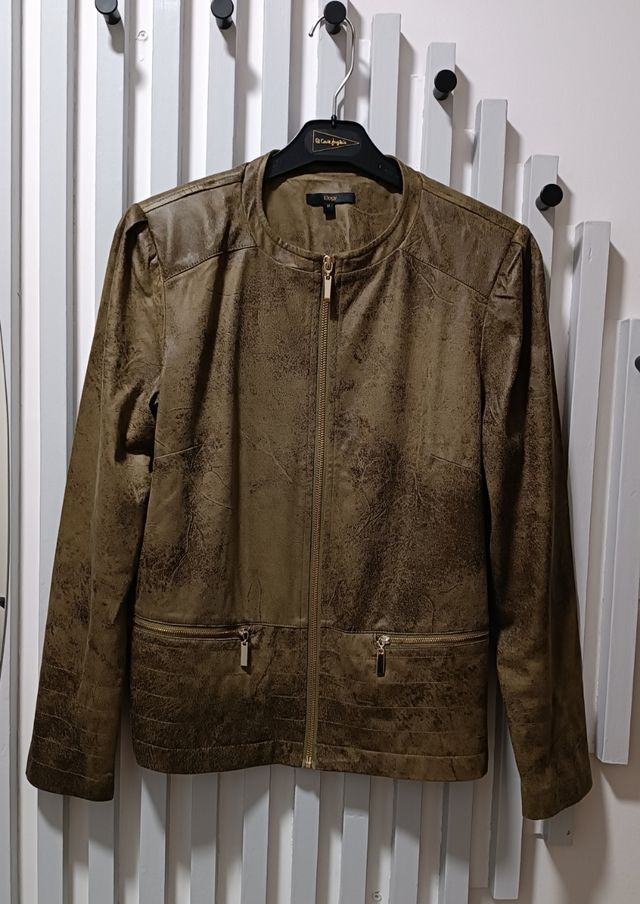 Chaqueta Elogy Antelina Verde Talla M