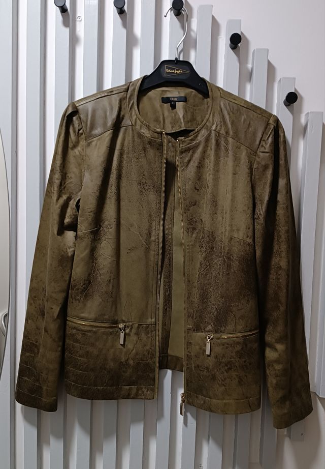 Chaqueta Elogy Antelina Verde Talla M