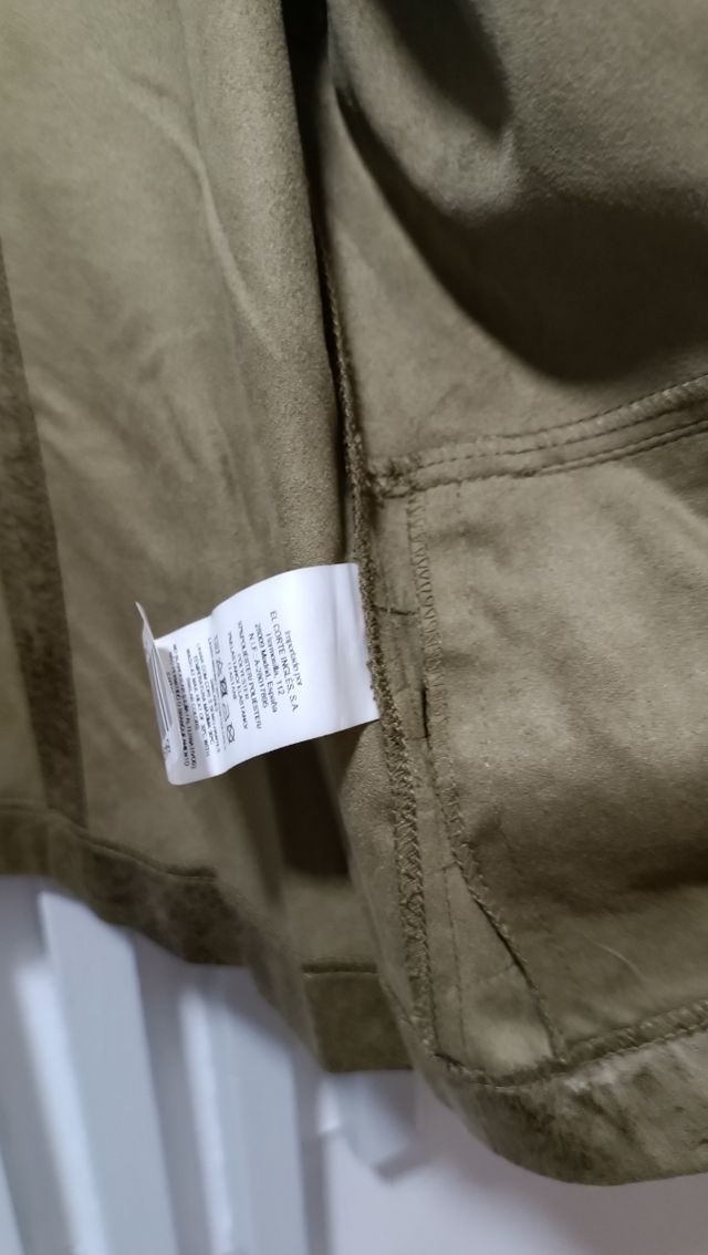 Chaqueta Elogy Antelina Verde Talla M