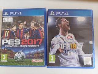 Pack PS4: PES 2017 + FIFA 18