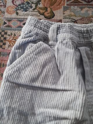 Pantaloni bimbi in velluto a coste