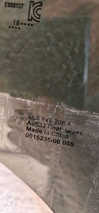 Cristal Puerta Trasera Derecha Audi A7 Sportback 2