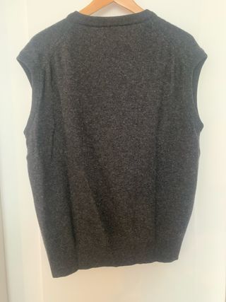 Chaleco de punto Lacoste gris