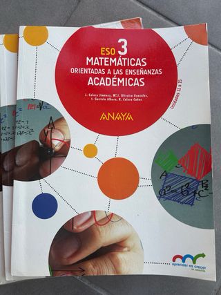 Matemáticas orientadas a las Enseñanzas Académi...